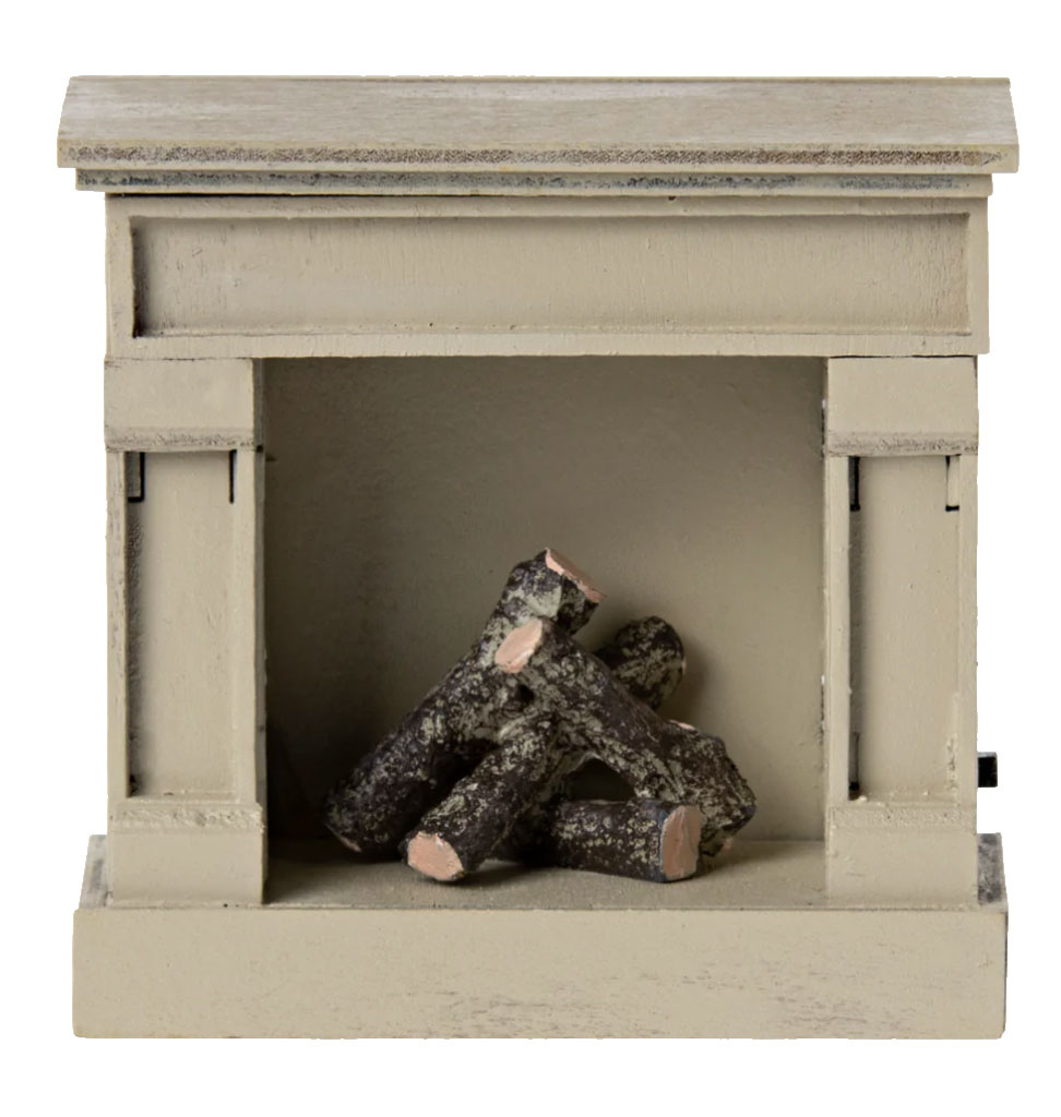 Maileg Maileg fireplace for the mice / off white