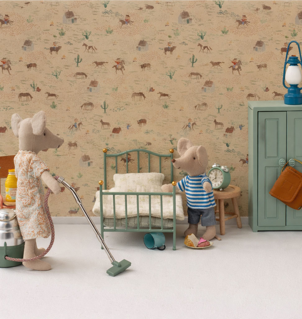 Maileg Maileg vintage bed mint for the mice