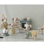 Maileg Maileg Little Brother clown clothes in a suitcase