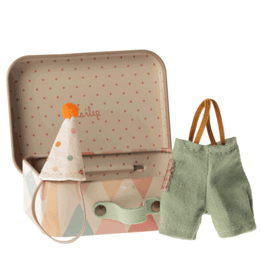 Maileg Maileg Little brother clown kleding in koffertje
