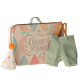 Maileg Maileg Little Brother clown clothes in a suitcase