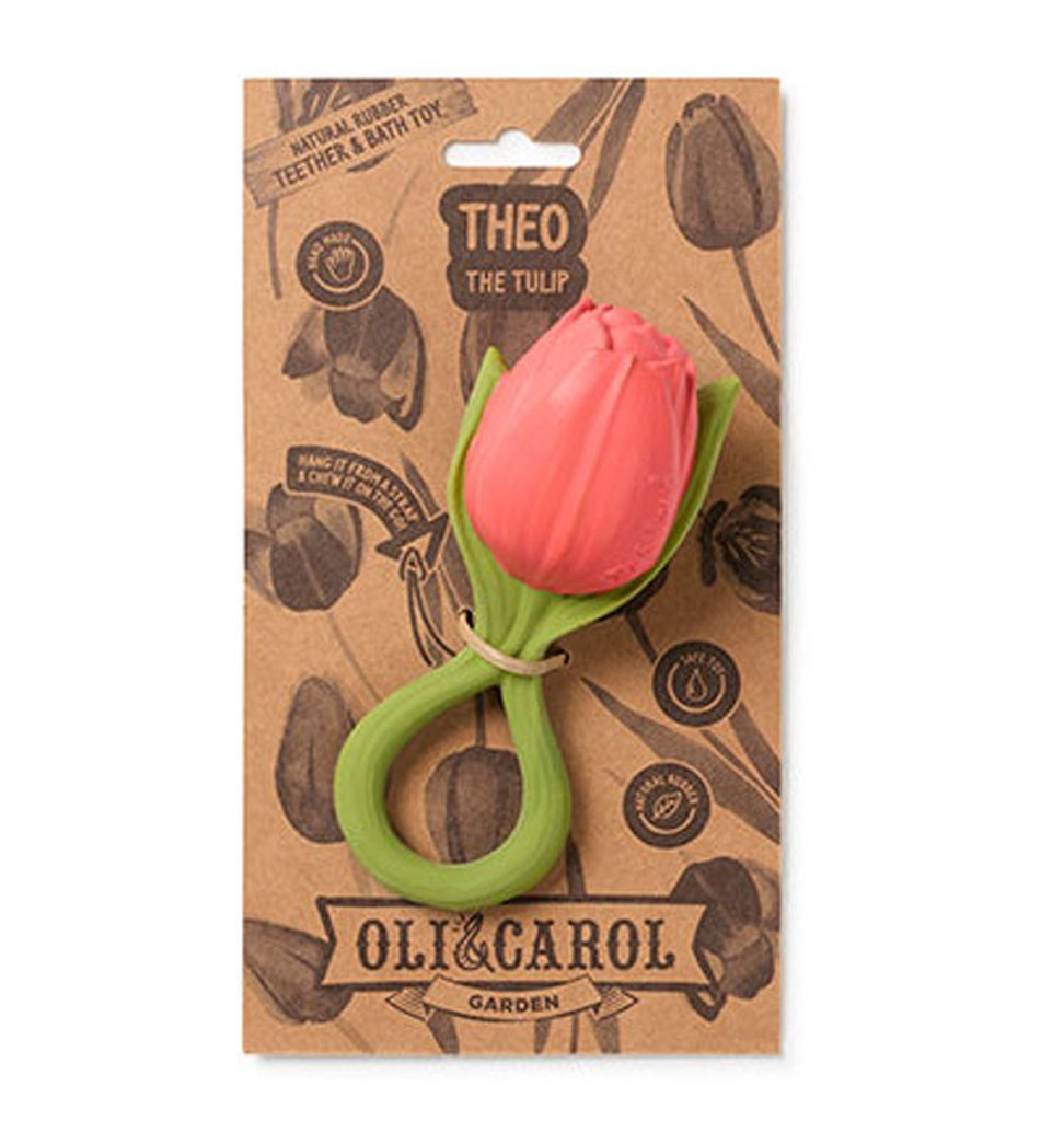 Oli and  Carol Oli and Carol Theo tulip bath toy / teething toy