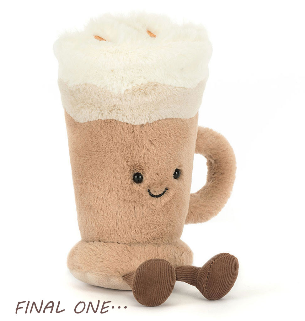 Jellycat knuffels Jellycat Amuseables latte (coffee)