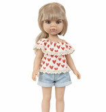 Paola Reina poppen Paola Reina Amigas Puppenkleidungsset, Shorts und Oberteil
