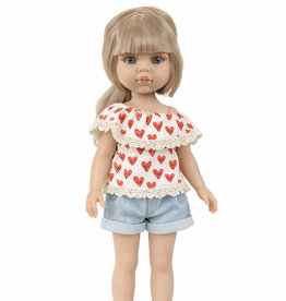 Paola Reina poppen Paola Reina Amigas poppen kledingset short en top