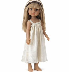 Minikane  Minikane Amigas poppenjurk velvet gold met Minikane kledinghanger