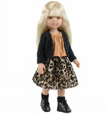 Paola Reina poppen Paola Reina Amigas doll clothing set / leopard