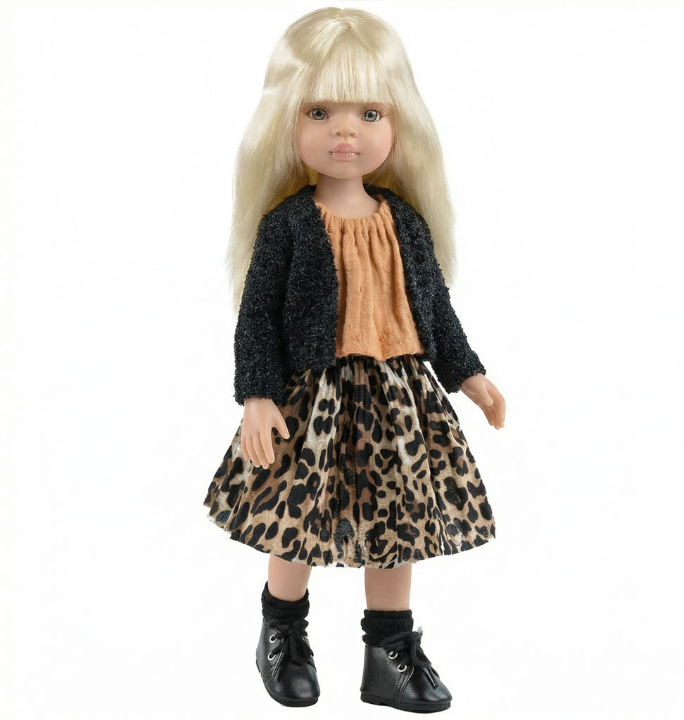 Paola Reina poppen Paola Reina Amigas Puppenkleidungsset / Leopard