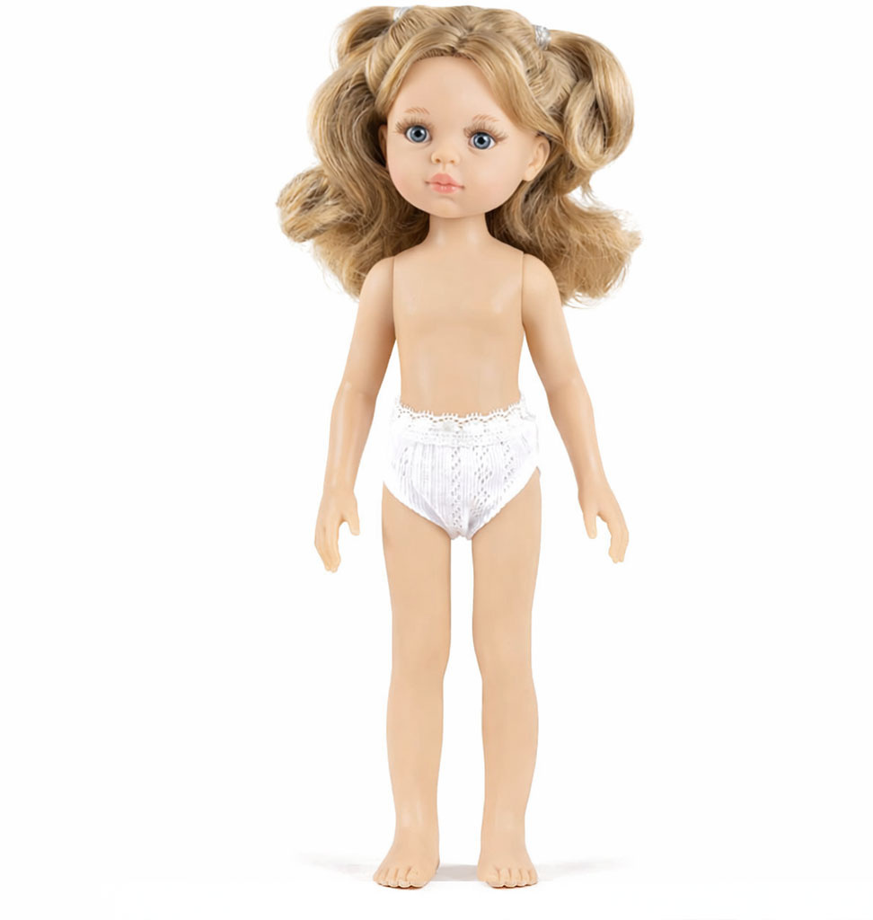 Paola Reina poppen Paola Reina Amigas doll Carla with Minikane panties