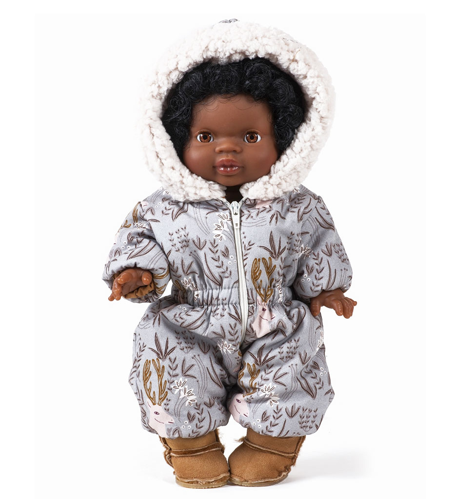 Paola Reina poppen Paola Reina Gordi doll Jahia with Minikane panties