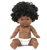 Paola Reina poppen Paola Reina Gordi doll Jahia with Minikane panties
