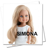 Paola Reina poppen Paola Reina Amigas doll Simona with clothing set