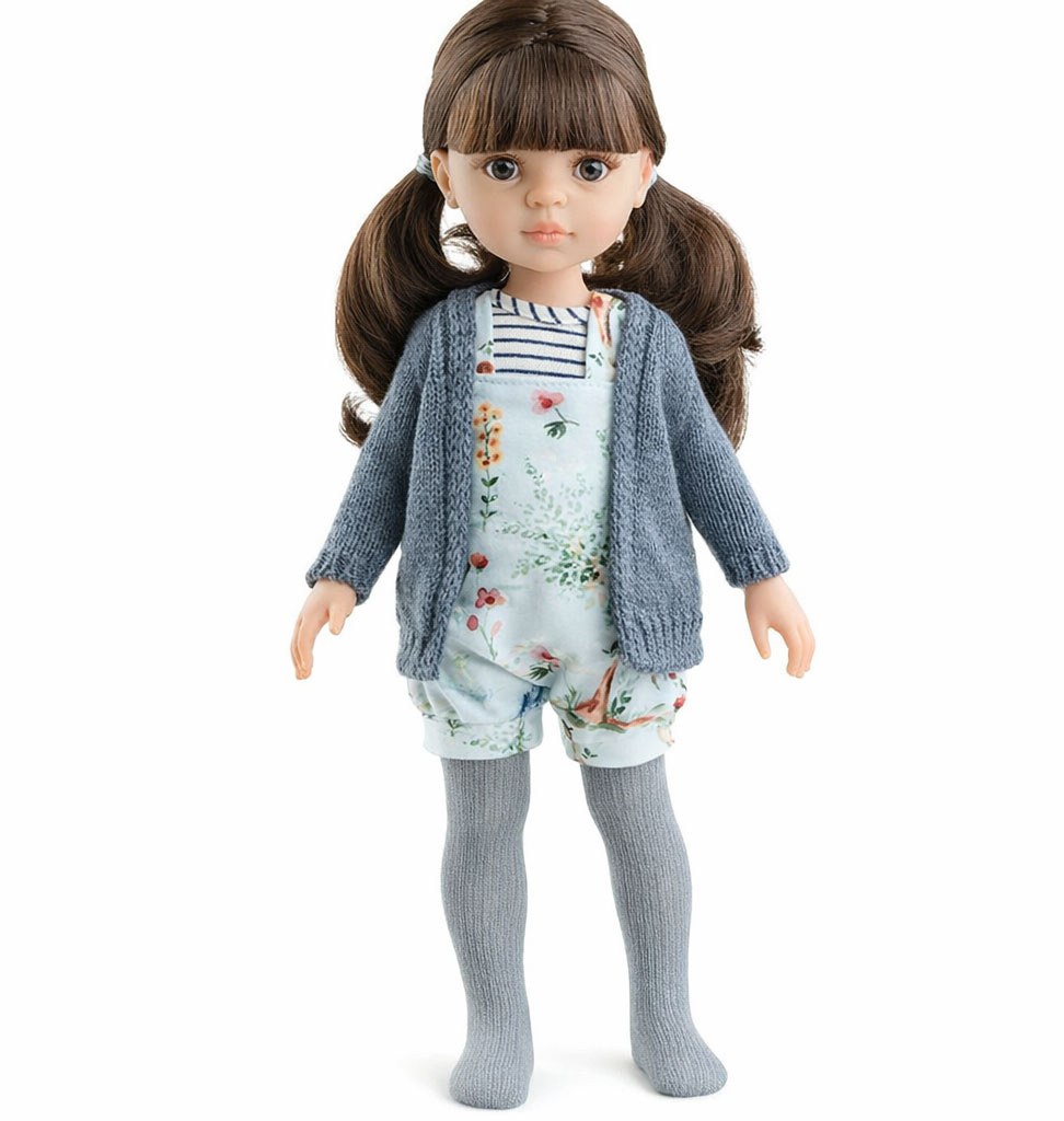 Paola Reina poppen Paola Reina Amigas doll Carol with ponytails in her hair