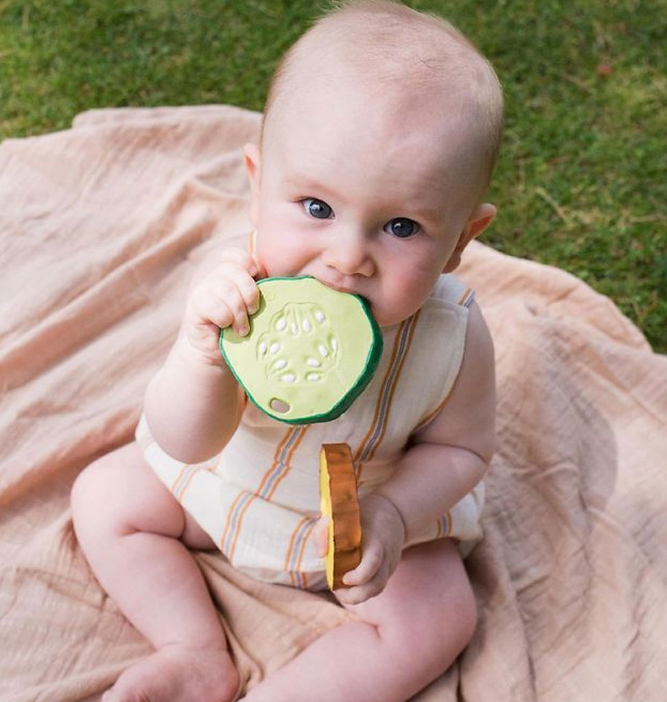 Oli and  Carol Oli & Carol Ramona radijs  en Pepino komkommer set