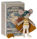 Maileg Maileg superheld muis little brother in luciferdoos