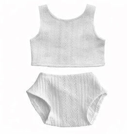 Paola Reina poppen Paola Reina white Gordi doll underwear set