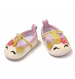Heless Heless ballerina / glitter schoenen eenhoorn