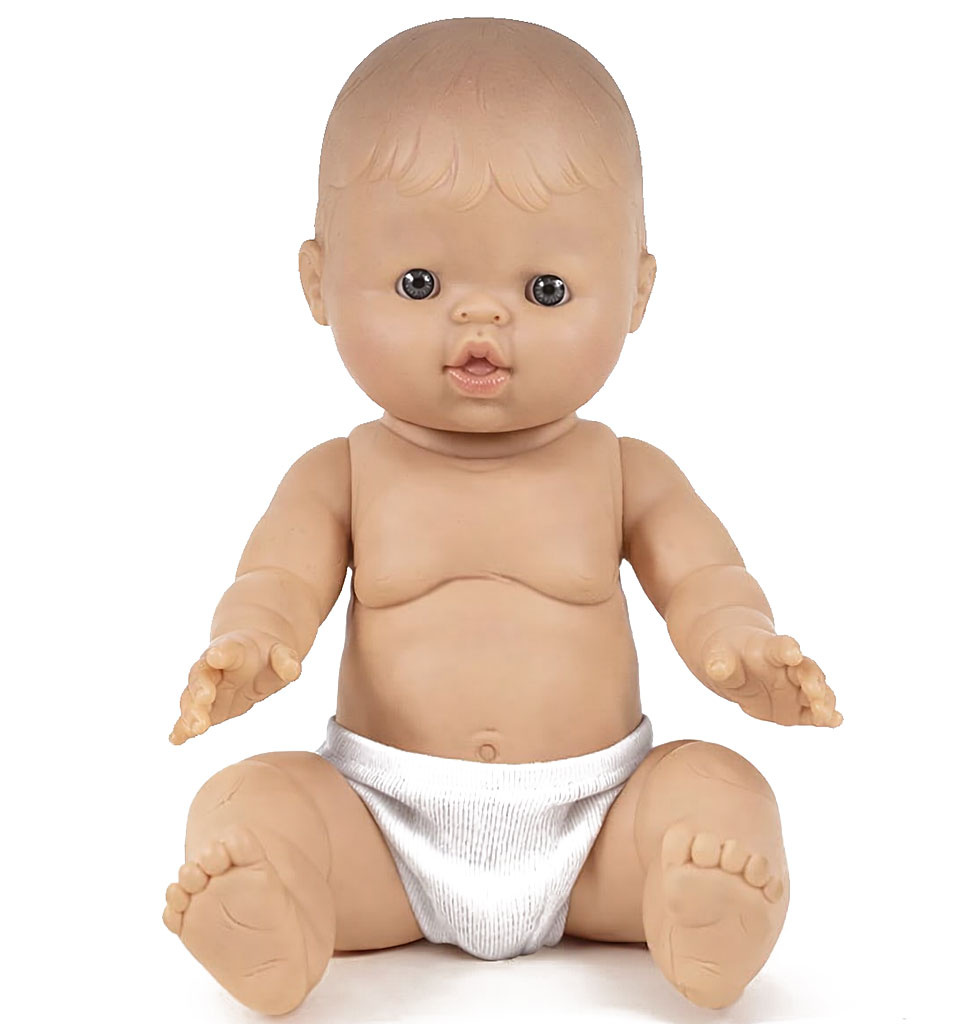 Paola Reina poppen Paola Reina Gordi babypop jongen Europees   34 cm