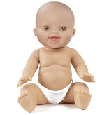Paola Reina poppen Paola Reina babypop Gordi meisje lachend  34 cm