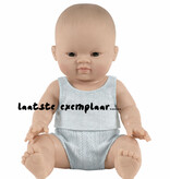 Paola Reina poppen Paola Reina baby doll boy Asian with underwear 34 cm