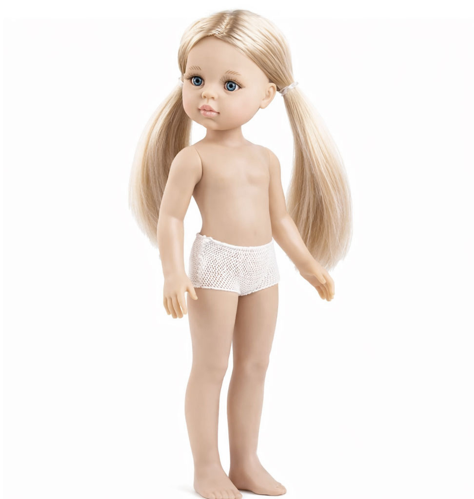 Paola Reina poppen Paola Reina Amigas doll Rosa with pigtails