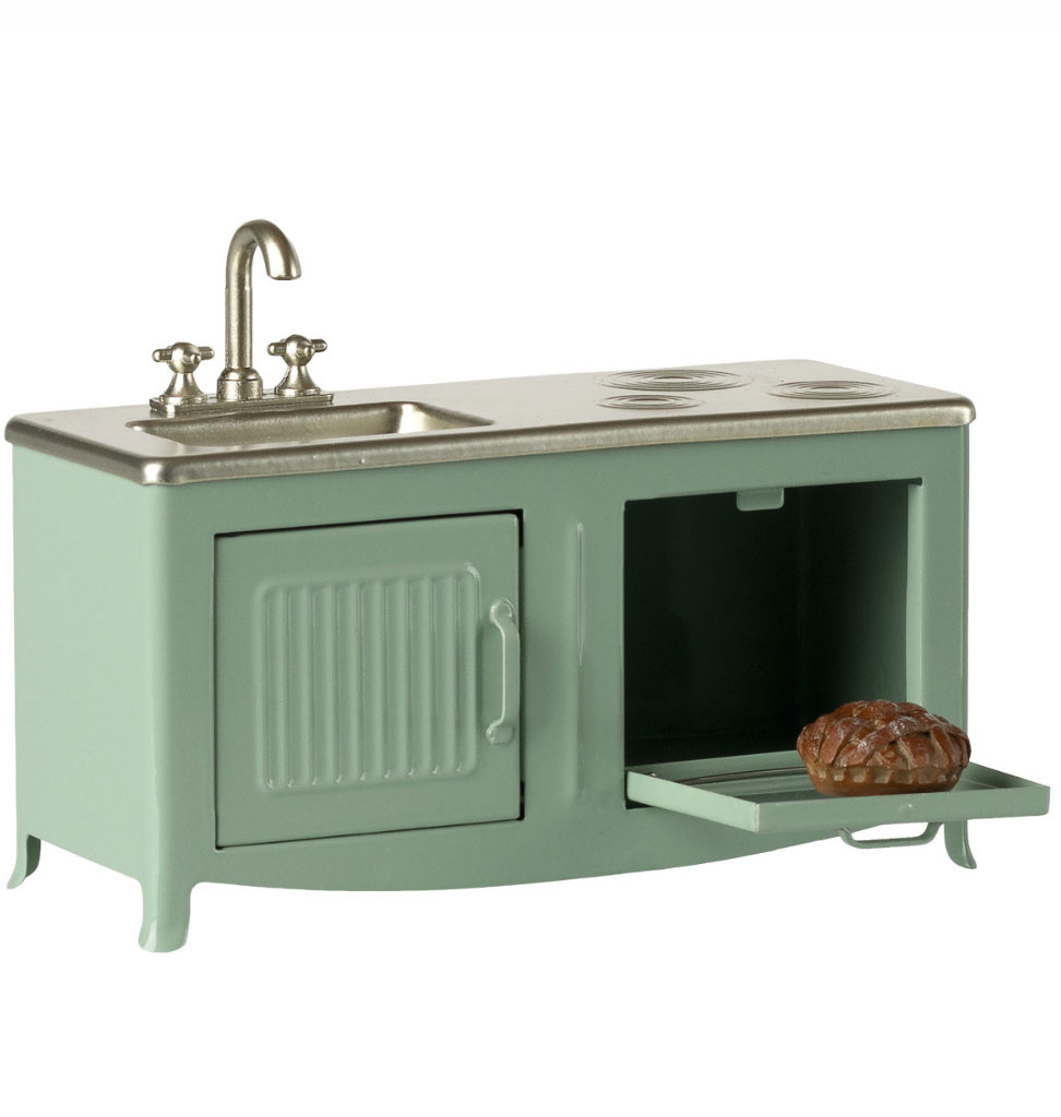 Maileg Maileg mouse kitchen, mint green