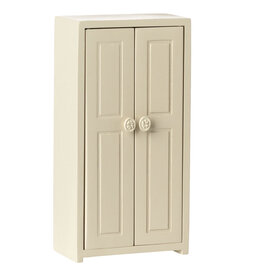 Maileg Maileg-Schrank für die Mäuse / cremefarben / inklusive 3 Kleiderbügel