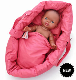 Hollie Hollie doll carrier / travel cradle with pillow and blanket