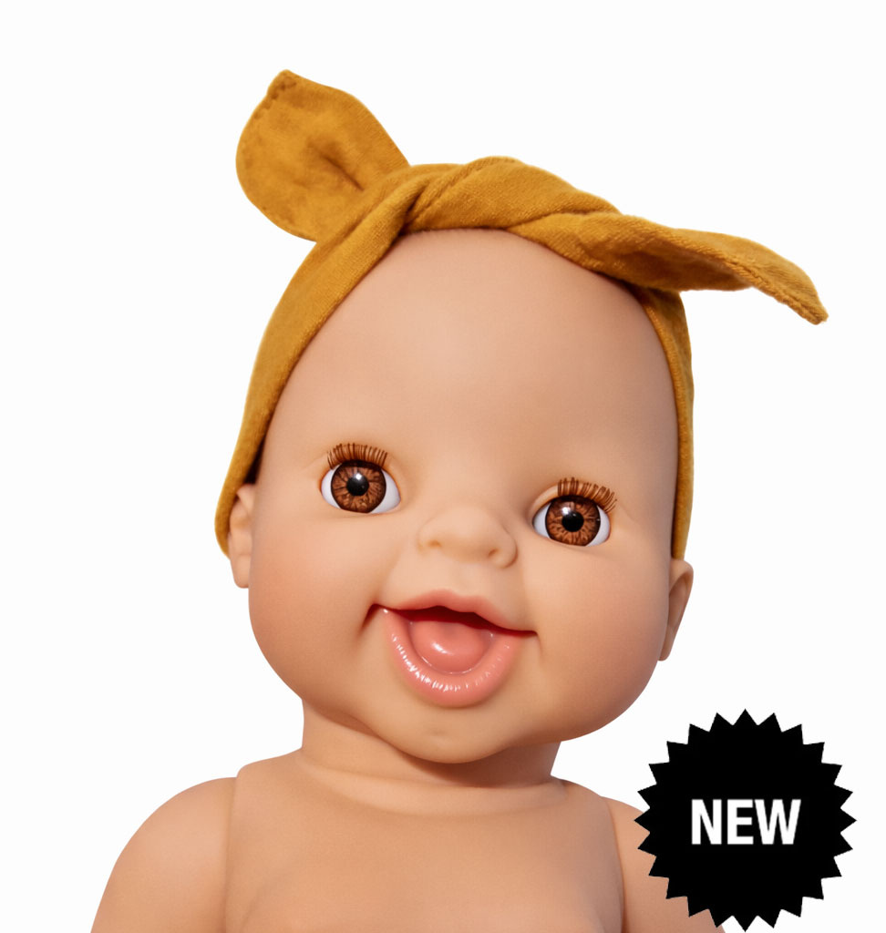 Hollie Hollie Puck headband for Gordi dolls / ochre yellow