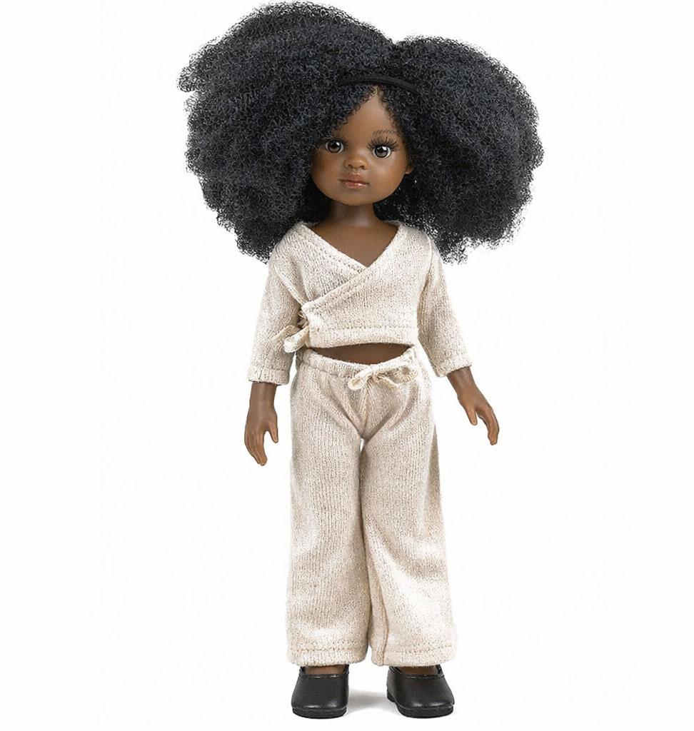 Paola Reina poppen Paola Reina Amigas doll Camilla with Minikane clothes and shoes