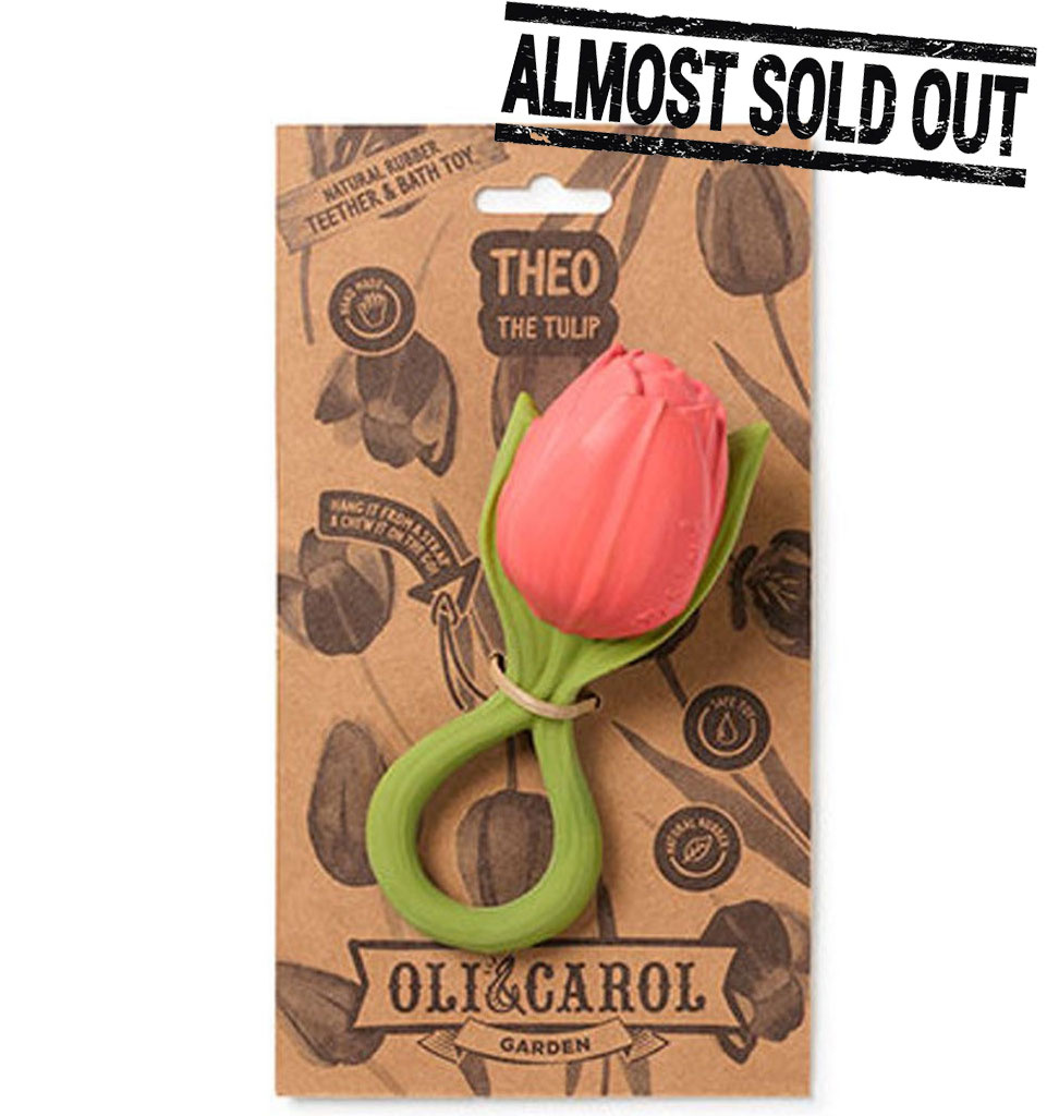 Oli and  Carol Oli and Carol Theo tulip bath toy / teething toy