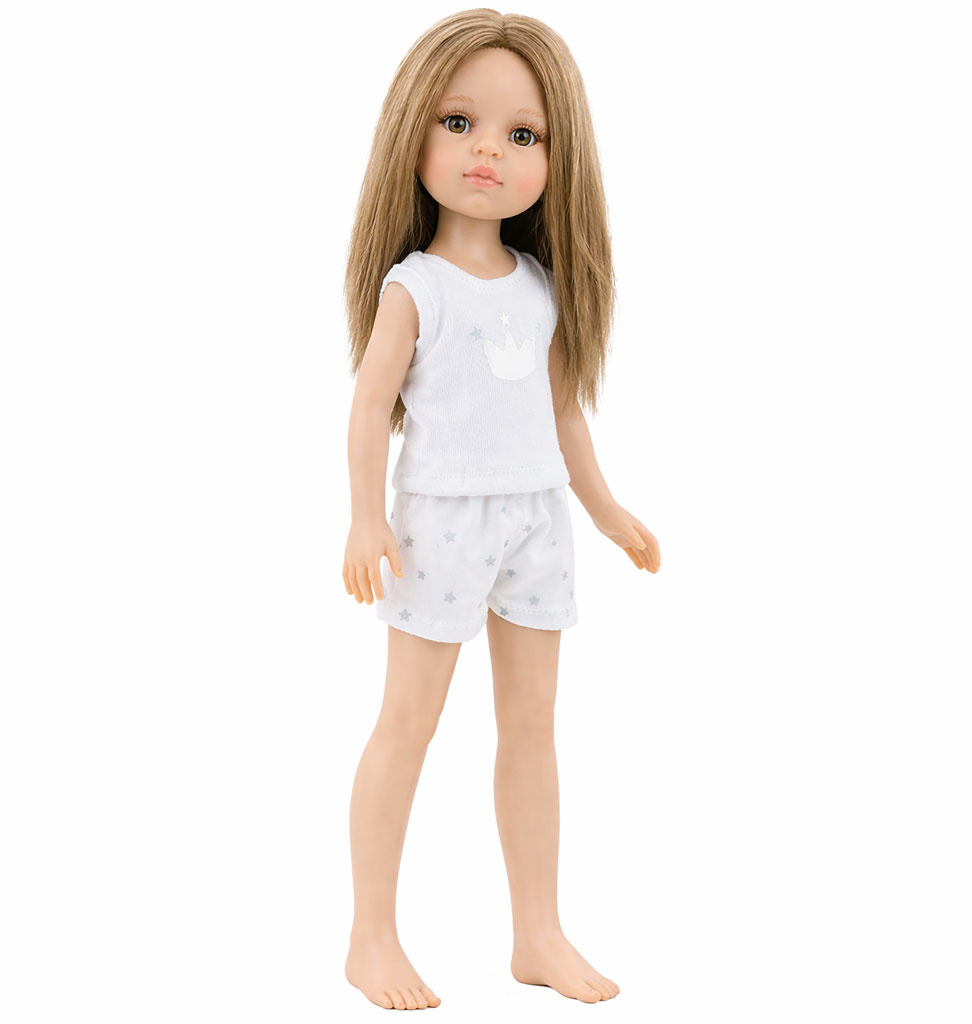 Paola Reina poppen Paola Reina Amigas doll Carla with brown eyes