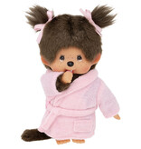 Monchhichi Monchhichi girl in pink bathrobe