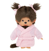 Monchhichi Monchhichi meisje in roze badjas