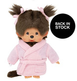Monchhichi Monchhichi girl in pink bathrobe