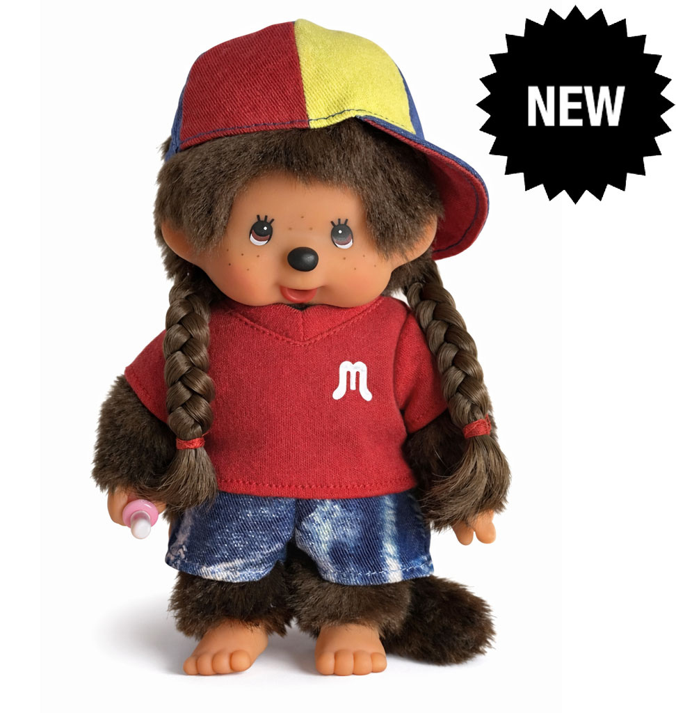 Monchhichi Monchhichi college girl with long braids