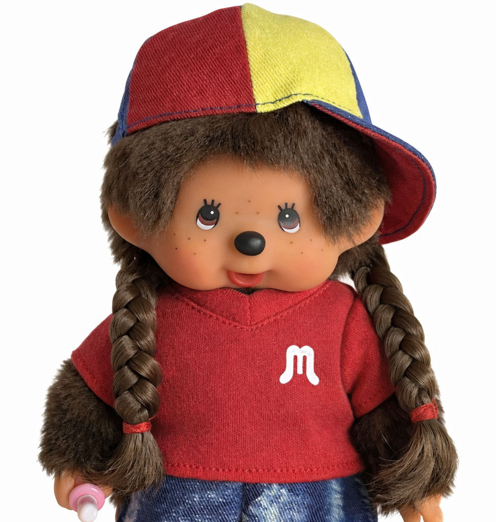 Monchhichi Monchhichi college girl met lange vlechten