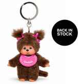Monchhichi Monchhichi sleutelhanger meisje / roze