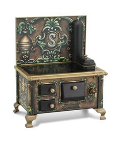 Miniatuur fornuis met oven voor het muizenhuis / poppenhuis