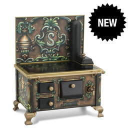 Miniaturherd mit Backofen für das Mäusehaus / Puppenhaus