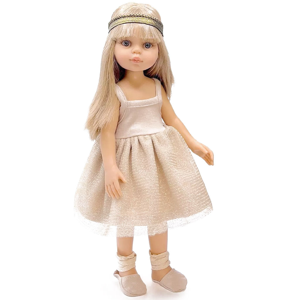 Minikane  Minikane Amigas doll clothing set ballet ensemble tutu Rosella doré