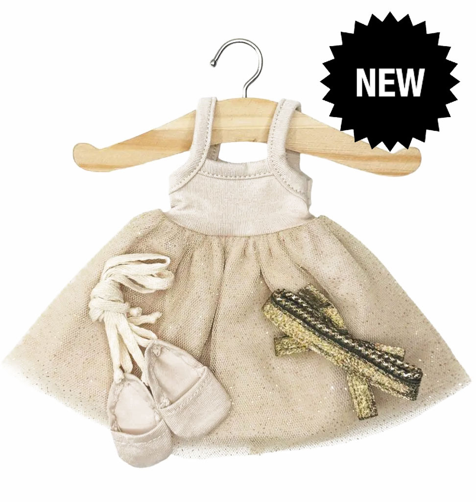 Minikane  Minikane Amigas doll clothing set ballet ensemble tutu Rosella doré