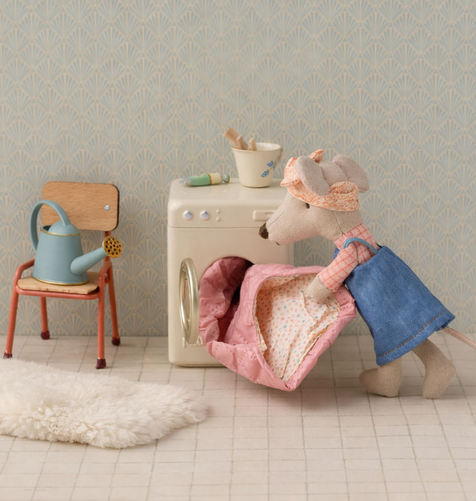 Maileg Maileg stoel voor de muisjes / coral / hout