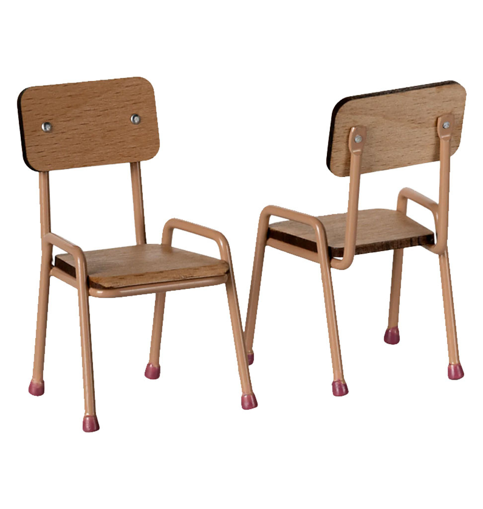 Maileg Maileg chair for the mice / Dark powder