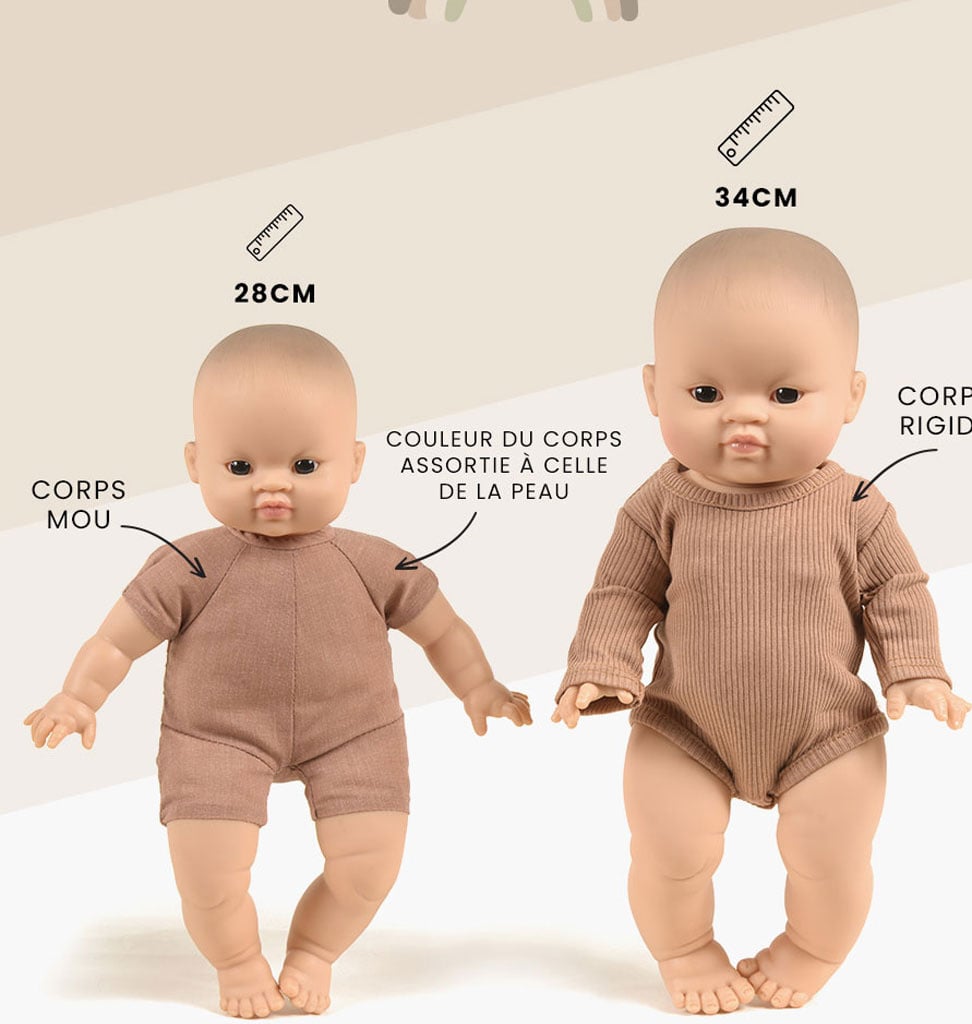 Minikane  Minikane collection babies / jurkje Faustine met pofmouwen