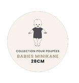 Minikane  Minikane collection babies / jurkje Faustine met pofmouwen