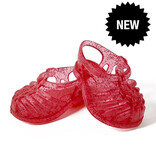 Minikane  Minikane-Kunststoffsandalen mit Glitzer für Gordi-Puppen / Farbe Kirsche