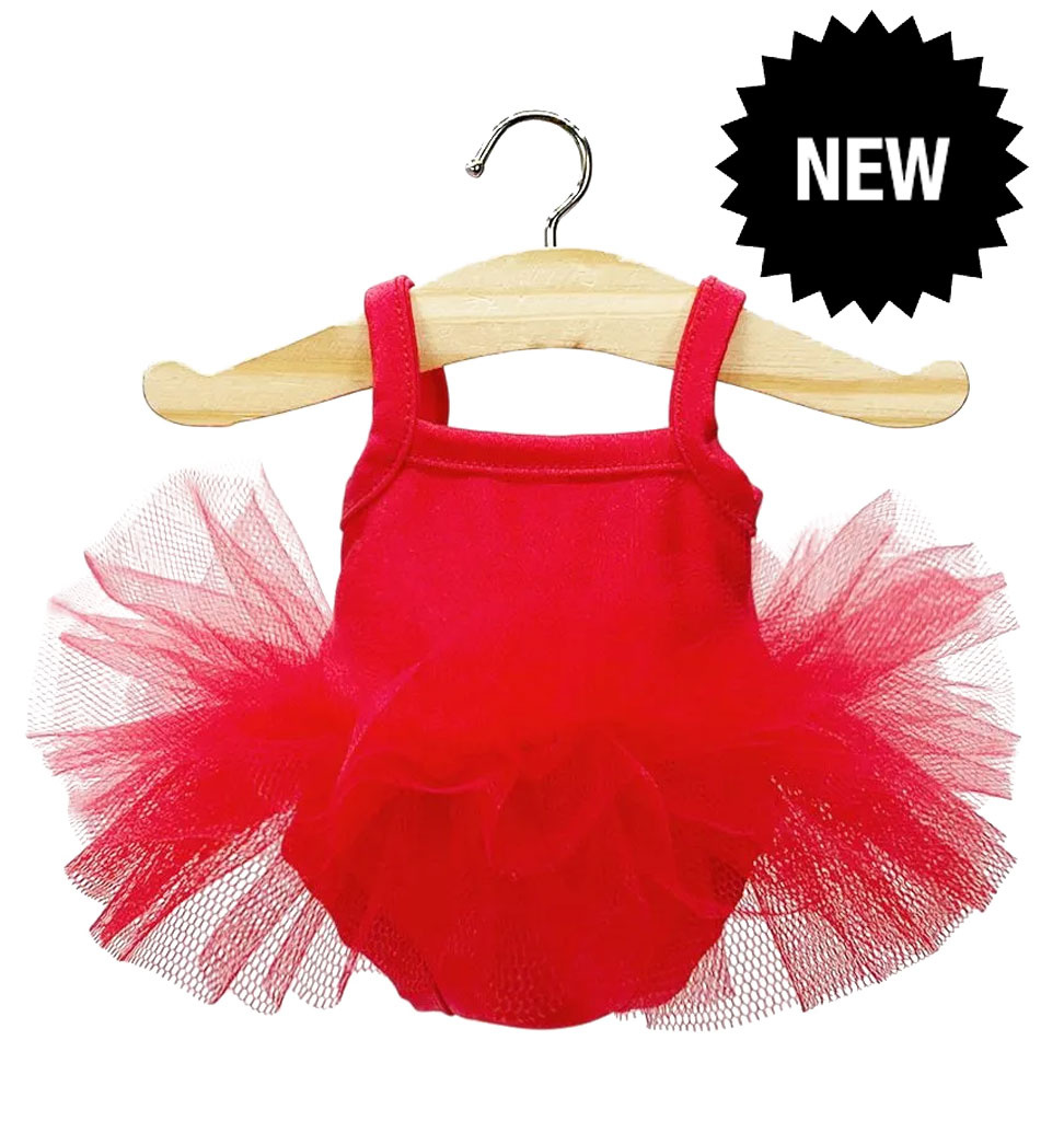 Minikane  Minikane tutu / ballet outfit with tulle for Gordi dolls / color grenadine