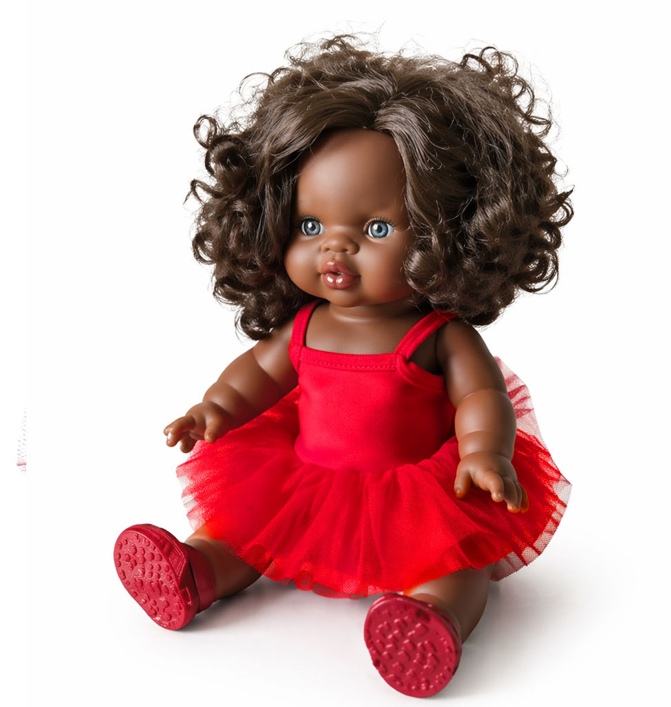 Minikane  Minikane tutu / ballet outfit with tulle for Gordi dolls / color grenadine