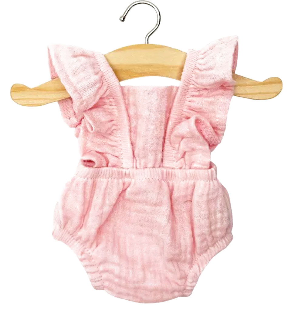 Minikane  Minikane Barboteuse Retro Lou und Gaze de Coton Fraise / Gordi Puppen